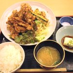 さくら月 田ごと - 091222鶏の唐揚げ定食850円