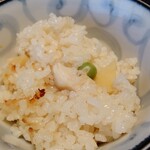 日本料理 市松茶寮 - このおこげがいいんですよね