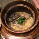 おい河 - 【ご飯】天然鯛カマ　筍の釜飯　炭の香りが堪らない