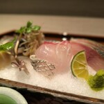 おい河 - 別海産ホッキ　愛媛産鯛　大分産関鯖