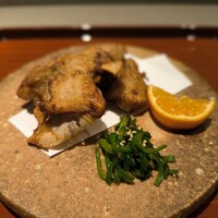 おい河 - とらふぐザンギ　万願寺とうがらし