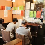 蕎麦 雅 - カウンター席