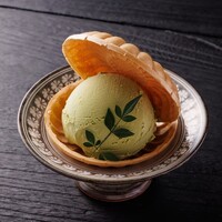 抹茶アイス最中