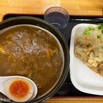 麺紡 - とろろご飯カレーうどん載せ