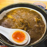 麺紡 - とろろご飯カレーうどん載せ