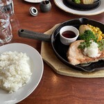 アンジュ 梶ヶ谷店 -  日向豚ロースステーキ（2025年3月8日撮影）