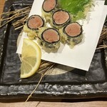 鳥光國 - 明太としその天ぷら