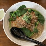 麺屋 エイト - 限定麺　のらぼう菜豆乳担々麺　1300円