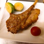 麺酒論嚆矢 - 骨付きラム