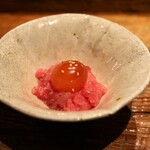 鮨処 一石三鳥 - マグロのタルタル