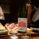 鮨処 一石三鳥 - 日本酒(純米吟醸 AKABU)
