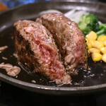 とろけるハンバーグ福よし - とろけるハンバーグセット@税込1,880円 │ 土曜12:31頃訪問