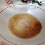 麺屋 ぷいぷい - 髄が残ります