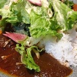 地球屋 - 豚トロ ロゼワイン煮カレー&カジキのトマトカレー