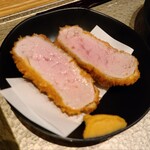 とんかつ あげいけ - 米国産のヒレ。柔らかくて期待以上でした。山葵醤油を用意していただくと、さらに美味しくいただける気がします