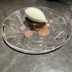 イナカーザ - ディセール｡普段は食べないけれど、デザートワインとの合わせが素晴らしく､ペロリ｡