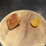 イナカーザ - フィナンシェと金柑コンポート