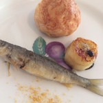 アルカション - 稚鮎の素揚げ・グジェール・バナナのソテー