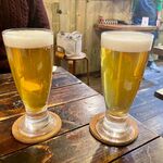 ペルソナ ブルワリー - No.0:御金蔵ラガー800円　No.6:コロンバスの卵850円　どちらかはわからない