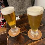 ペルソナ ブルワリー - No.0:御金蔵ラガー800円　No.6:コロンバスの卵850円　どちらかはわからない
