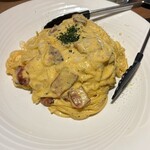 ピアンタ - 炭焼き職人の燻製カルボナーラ