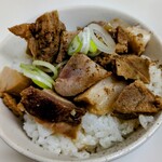 ながせラーメン - 肉盛りご飯　350円