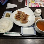 リンガーハット - 料理写真:ぎょうざ7個定食 にんにくなし