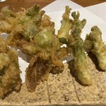 饗酒堂 温on - タラの芽とふきのとう天ぷら