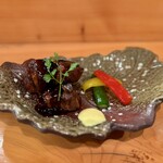 手酌割烹 てら田 - 岐阜豚のスペアリブ