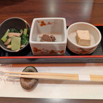 北海三陸炭火焼 まるかん - お通し