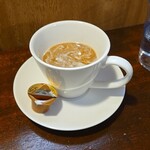 キッチン ブルー グローブ - ホワイトコーヒーへ