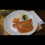 キッチン ブルー グローブ - ６月の金目鯛ポワレ　オマールビスクソース