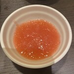 しゃぶ葉 広島本通店 - 紅ショウガのつけだれ