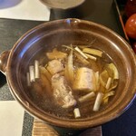 秀月 - 冠地鶏のうるい鍋