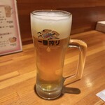 たこ焼きバル 徳次郎 - 生をおかわり♪