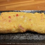 たこ焼きバル 徳次郎 - 紅生姜だし巻き(アップ)♪