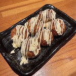 たこ焼きバル 徳次郎 - 真打ちたこ焼き6個(塩マヨネーズ)/800円♪