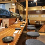 たこ焼きバル 徳次郎 - カウンター席♪