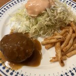 ゲンジ - エビクリームコロッケとミンチカツ。