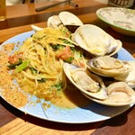 創作料理Ryota  - ・愛知県地場産活はまぐり1kgとカラスミの出汁スパゲティーニ