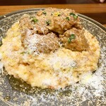 創作料理Ryota  - ・北海道産特選白子のムニエルリゾット　エゴマ風味と黄ゆずの香り