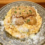 創作料理Ryota  - ・北海道産特選白子のムニエルリゾット　エゴマ風味と黄ゆずの香り