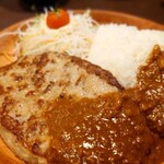 びっくりドンキー - カレーバーグディッシュ L ご飯大盛