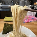 煮干らーめん 川むら - 菅野製麺特製、パツン麺♪