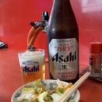 幸楽園 - ビール アサヒスーパードライ