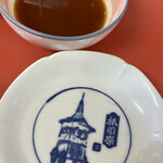 幸楽園 - 取り皿は祇園祭