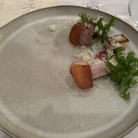 イル ギオットーネ 京都本店 - 寒鰤　色んな大根　わさび菜　フレンチキャビア