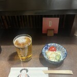 おかめ - 付きだしはポテサラ♥️