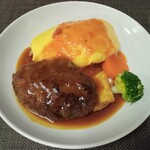 289198804 - ハンバーグ＆オムライス