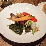 スパイスカフェ - 温野菜のサラダ(2009年クリスマスディナー)